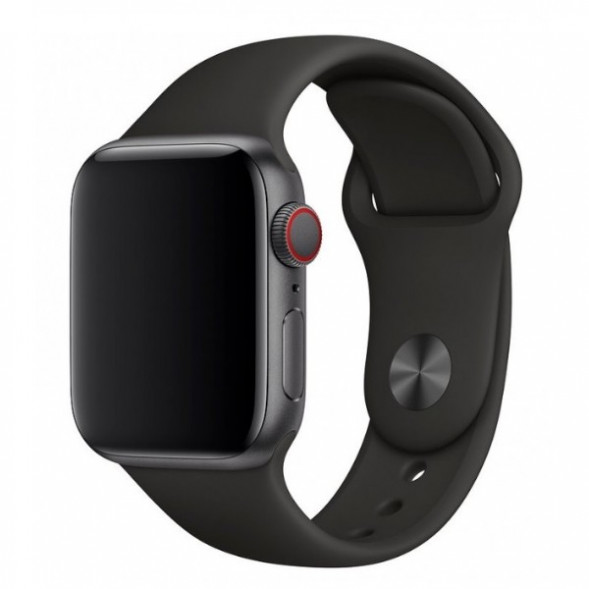 Ремешок для Apple Watch 44mm Black Sport Band (MTPL2ZM/A), черный