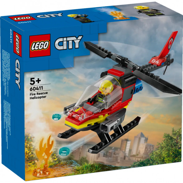 Конструктор LEGO City 60411 Пожарно-спасательный вертолет