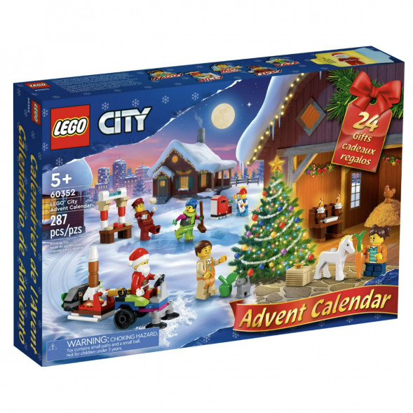 Конструктор LEGO City 60352 Рождественский новогодний календарь 2022