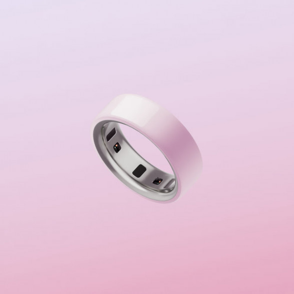 Умное кольцо Oura Ring 4 Ceramic (размер 12), Розовый/Petal в Москве