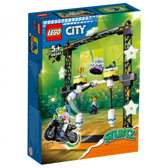 Конструктор LEGO City 60341 Трюковое испытание «Нокдаун»
