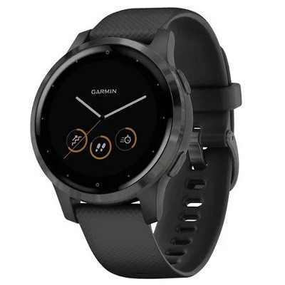 Умные часы Garmin Vivoactive 4S серый/черный (010-02172-13)
