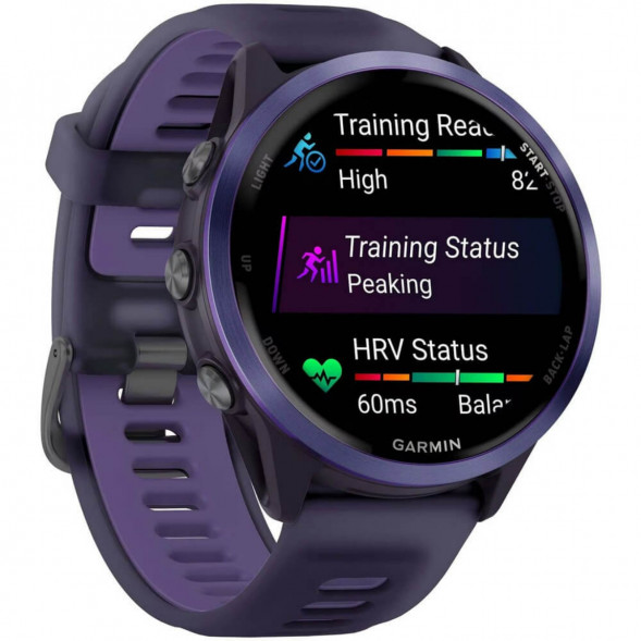 Умные часы Garmin Forerunner 570 47 мм Indigo Aluminium/Translucent Imperial Purple/Indigo 010-02971-02 в Хабаровске