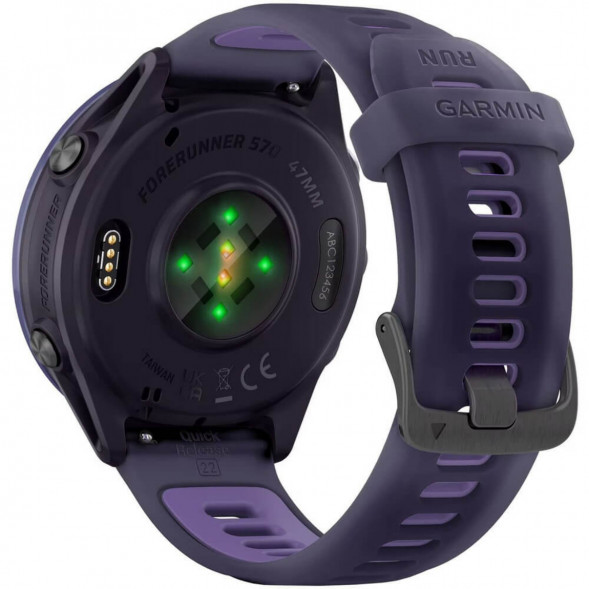 Умные часы Garmin Forerunner 570 47 мм Indigo Aluminium/Translucent Imperial Purple/Indigo 010-02971-02 в Хабаровске