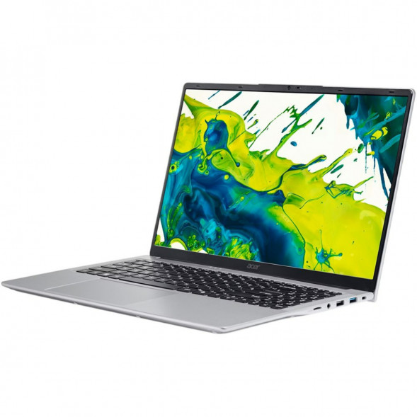 Ноутбук Acer Aspire Lite 15 AL15-54P-590V (15.6&amp;quot;, IPS, Intel Core Ultra 5, 8 ядер, 16 ГБ LPDDR5, 512 ГБ SSD, Intel Graphics), серебристый