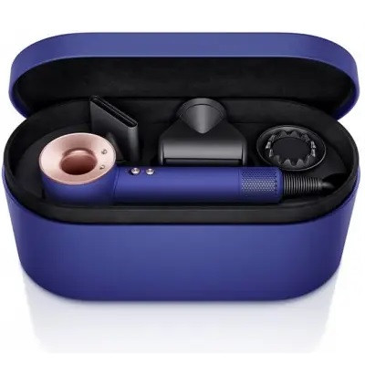 Фен Dyson Supersonic HD07 Gift Edition, синий/розовое золото
