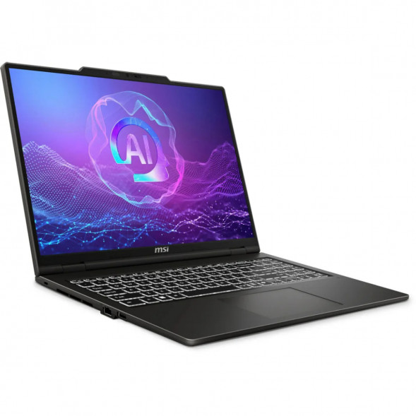 Ноутбук MSI VenturePro 16 AI A2HVEG-033XRU (16&amp;quot;, OLED, Intel Core Ultra 7 255H 2ГГц, 16 ядер, 16ГБ DDR5, 1ТБ SSD, NVIDIA GeForce RTX 4050 - 6 ГБ, FreeDOS), серый 