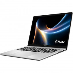 Ноутбук MSI Modern 14S AI+ G3MG-011XRU (14&amp;quot;, OLED, Intel Core Ultra 5 322 2.5ГГц, 6 ядер, 16ГБ DDR5, 512ГБ SSD, Intel Graphics, без ОС), серебристый