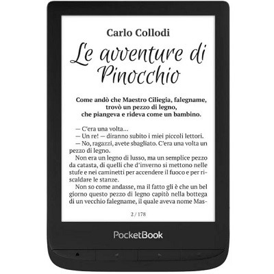 Книга электронная PocketBook 628 Touch Lux 5 Ink Black(черный) (PB628-P-WW)