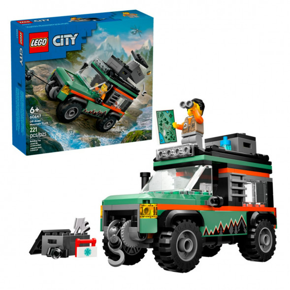 Конструктор LEGO City 60447 Внедорожный горный грузовик в Новосибирске