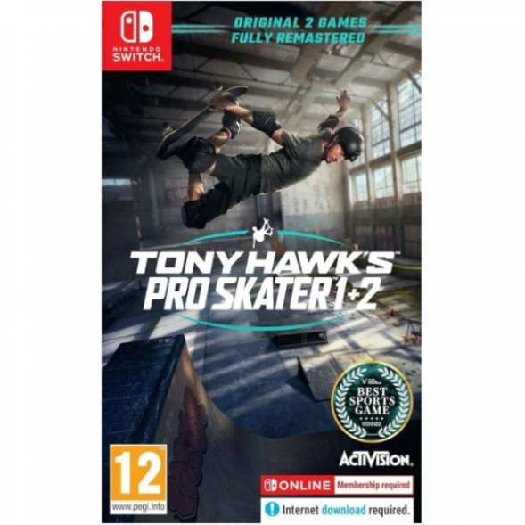 Игра Tony Hawk`s Pro Skater 1+2 [Nintendo Switch, английская версия]
