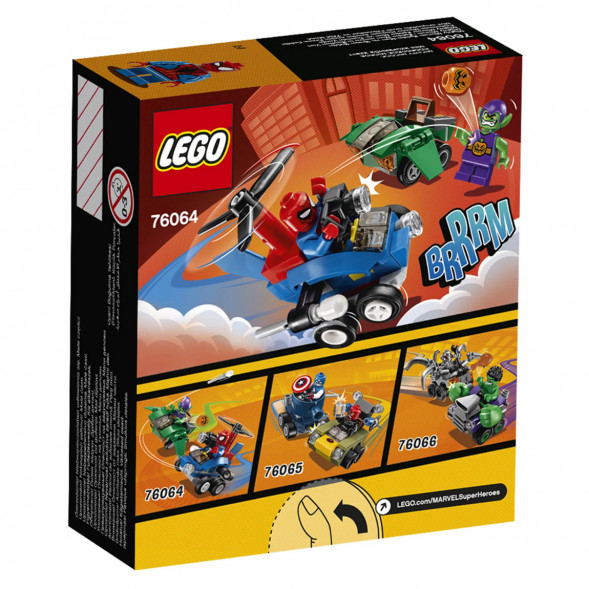 Конструктор LEGO Super Heroes 76064 Человек‑паук против Зелёного Гоблина