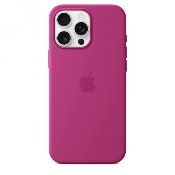 Чехол Apple для iPhone 16 Pro Max Silicone MagSafe, Fuchsia (MYYX3ZM/A)