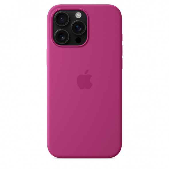 Чехол Apple для iPhone 16 Pro Max Silicone MagSafe, Fuchsia (MYYX3ZM/A)