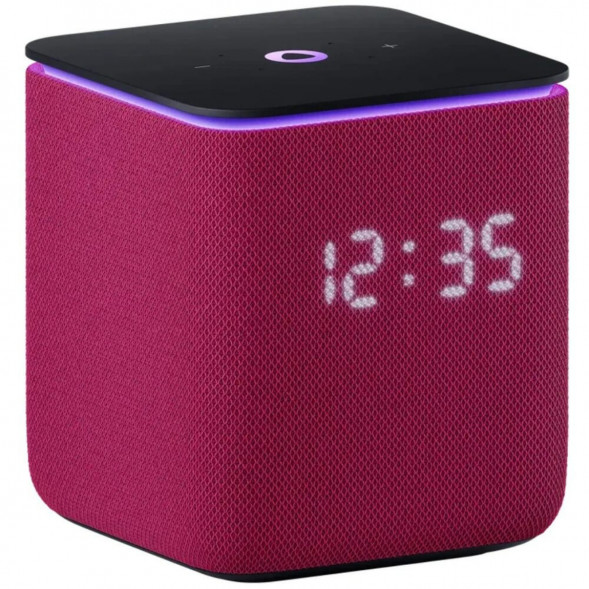 Умная колонка Яндекс Станция Миди с Алисой на YaGPT, малиновый