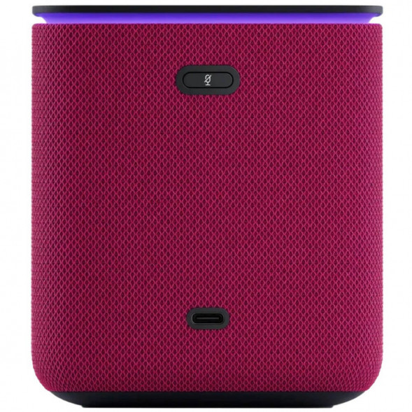 Умная колонка Яндекс Станция Миди с Алисой на YaGPT, малиновый