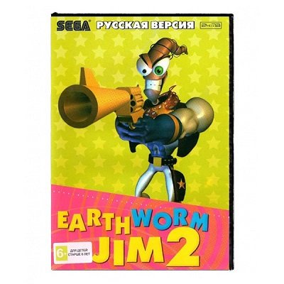 Картридж для Sega Earth Worm Jim 2