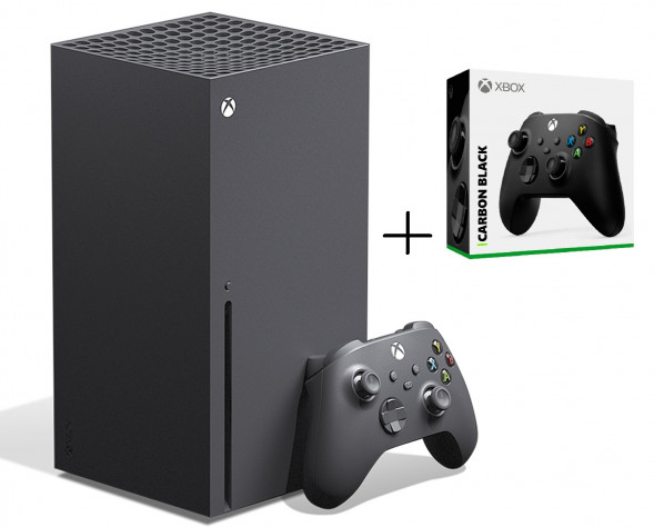 Microsoft Xbox Series X  + Геймпад Microsoft Xbox Series Carbon