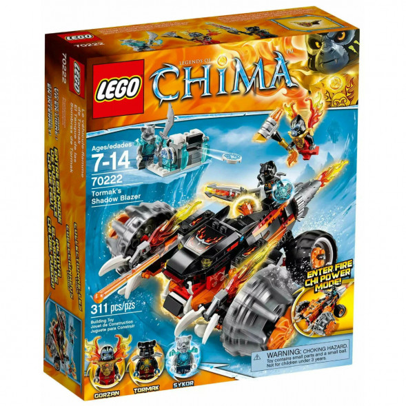 Конструктор LEGO Legends of Chima 70222 Огненный Вездеход Тормака