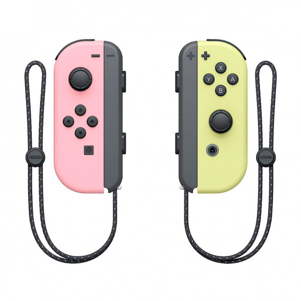 Геймпад Nintendo Switch Joy-Con controllers Duo, пастельный розовый / пастельный жёлтый