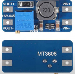 MT3608 DC-DC повышающий преобразователь питания 2А, 1 шт.