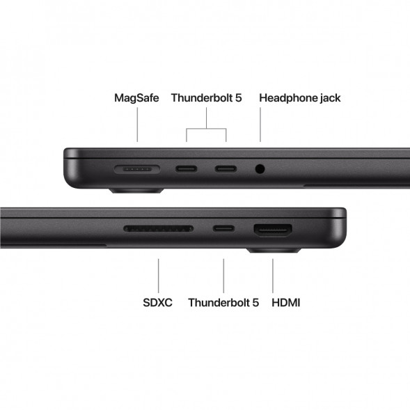 Ноутбук Apple MacBook Pro 14 2026 MGDU4 (M5 Max 32-Core GPU, 36GB/2TB), Черный космос/Space Black