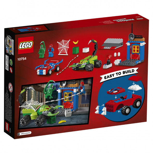 Конструктор LEGO Juniors 10754 Решающий бой Человека-паука против Скорпиона