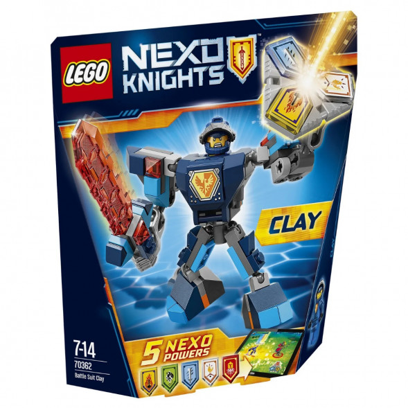 Конструктор LEGO Nexo Knights 70362 Боевые доспехи Клэя
