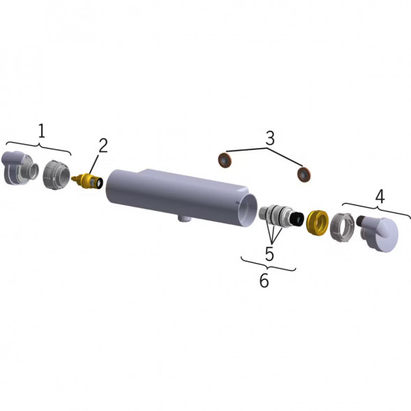 Термостатический смеситель для душа Oras Optima (7160), хром в Кемерово