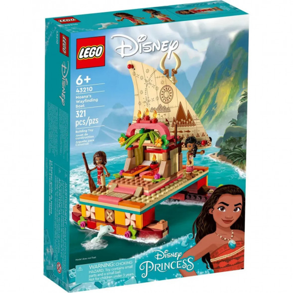 Конструктор LEGO Disney Princess 43210 Путеводная лодка Моаны в Подольске