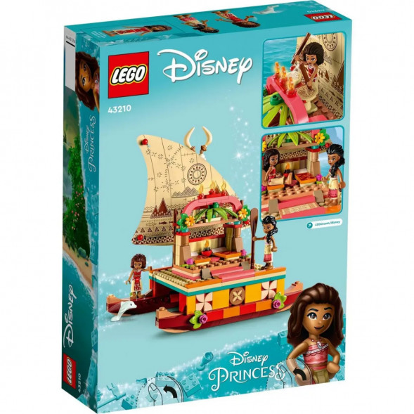 Конструктор LEGO Disney Princess 43210 Путеводная лодка Моаны в Подольске