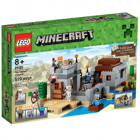 Конструктор LEGO Minecraft 21121 Пустынная застава