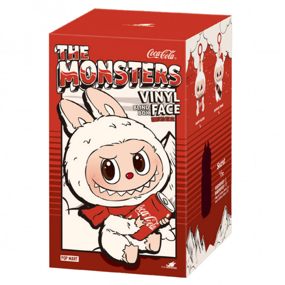 Коллекционная фигурка Labubu The Monsters Coca-Cola - Vinyl Face (Pop Mart)