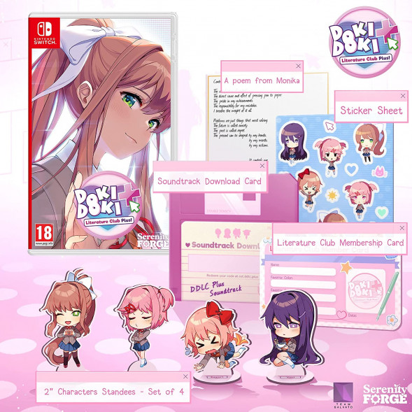 Игра Doki Doki Literature Club Plus! [Nintendo Switch, русские субтитры] в Омск