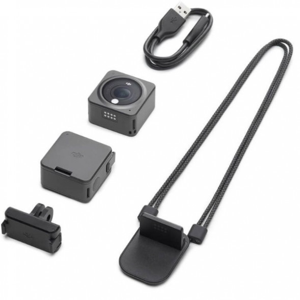 Экшн-камера DJI Action 2 Power Combo, 12МП, 4096x3072, 580 мА·ч, серый