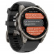 Умные часы Garmin Fenix 8 PRO, 51 мм, AMOLED, Sapphire, Titanium with Graphite/Black Silicone Band 010-03199-10