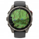 Умные часы Garmin Fenix 8 PRO, 51 мм, AMOLED, Sapphire, Titanium with Graphite/Black Silicone Band 010-03199-10
