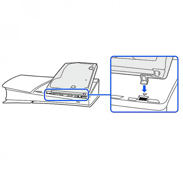 Дисковод Sony для Playstation 5 Pro / Slim, белый