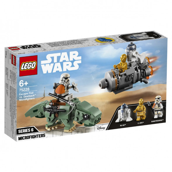 Конструктор LEGO Star Wars 75228 Спасательная капсула Микрофайтеры дьюбэк