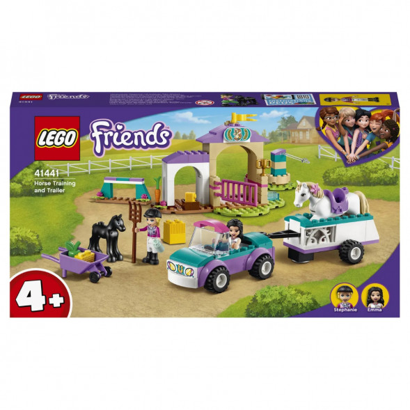 Конструктор LEGO Friends 41441 Тренировка лошади и прицеп для перевозки