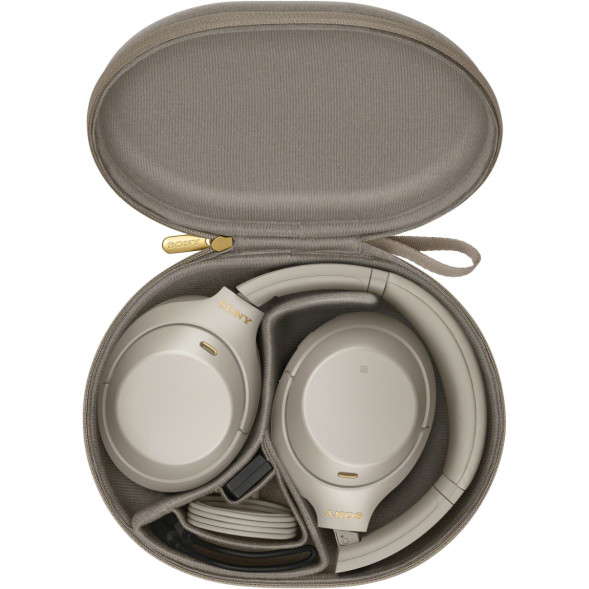 Беспроводные наушники Sony WH-1000XM4, серебряный