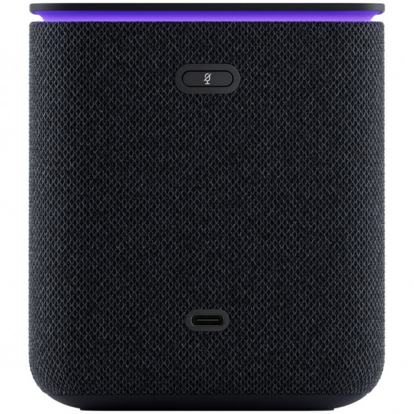 Умная колонка Яндекс Станция Миди с Алисой на YaGPT, чёрный