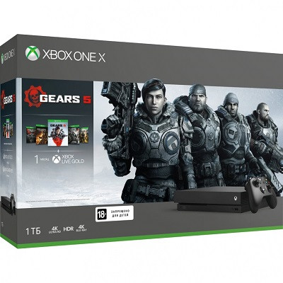 Microsoft Xbox One X 1TB + Gears 5 
