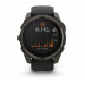 Умные часы Garmin Fenix 8, 51 мм, Solar, Sapphire Carbon Gray DLC Titanium with Black/Pebble Gray Silicone 010-02907-10