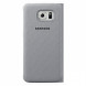 Чехол для Samsung Galaxy S6 S-View Cover (EF-CG920BSE), Silver