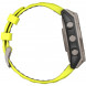 Умные часы Garmin Fenix 8, 51 мм, Solar, Sapphire Titanium with AMP Yellow/Graphite Silicone Band 010-02907-20