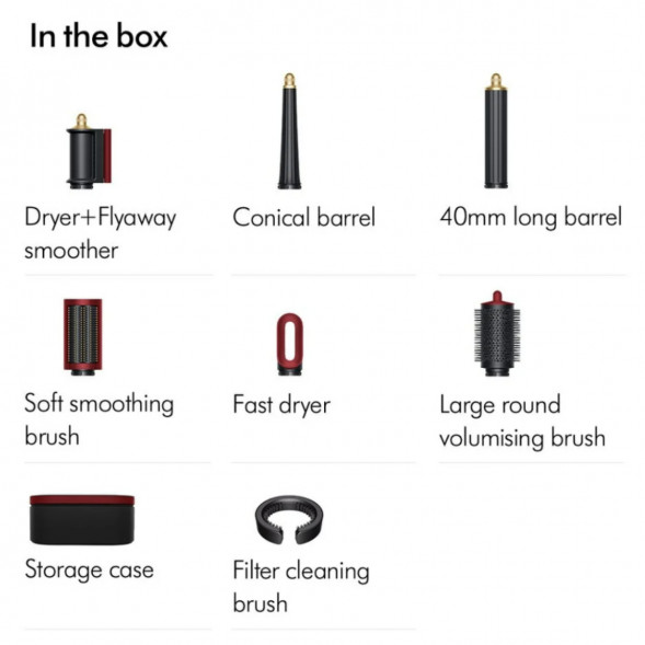 Cтайлер Dyson Airwrap Complete Long HS08 (594804-01), Red Velvet/Gold в Екатеринбурге