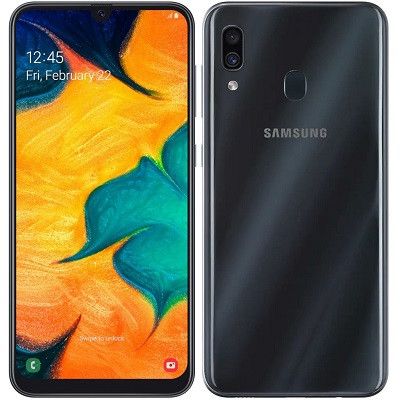 Смартфон Samsung Galaxy A30 64GB черный 