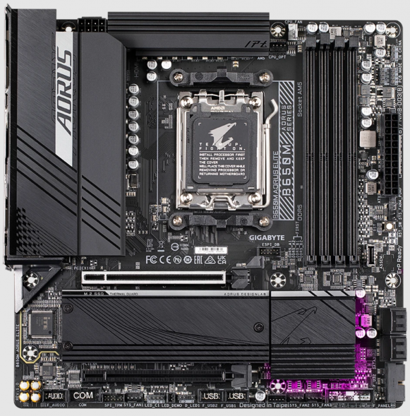 Материнская плата GIGABYTE B650M AORUS ELITE mATX в Смоленске