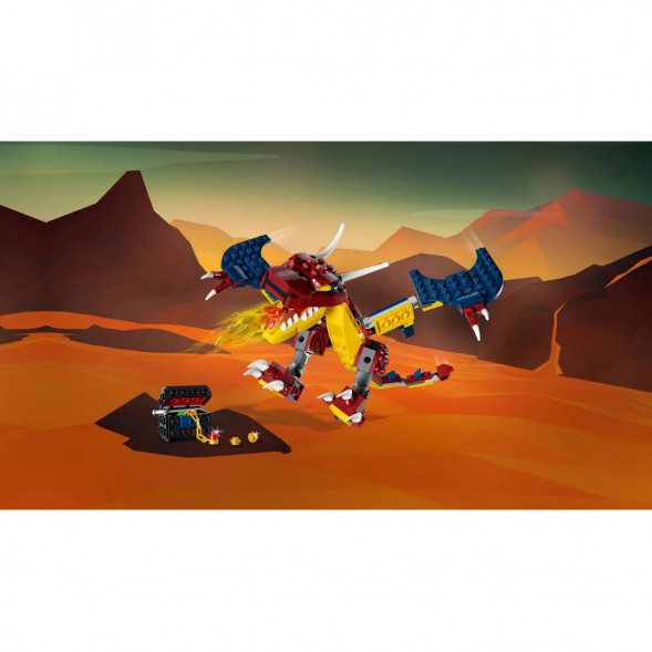 Конструктор LEGO Creator 31102 Огненный дракон